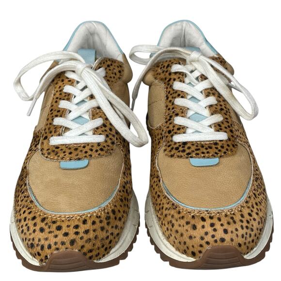 Madewell Unisex Unisex Brown Kickoff Leather Trainer Sneakers Size M 5.5 W 7 - Picture 7 of 10